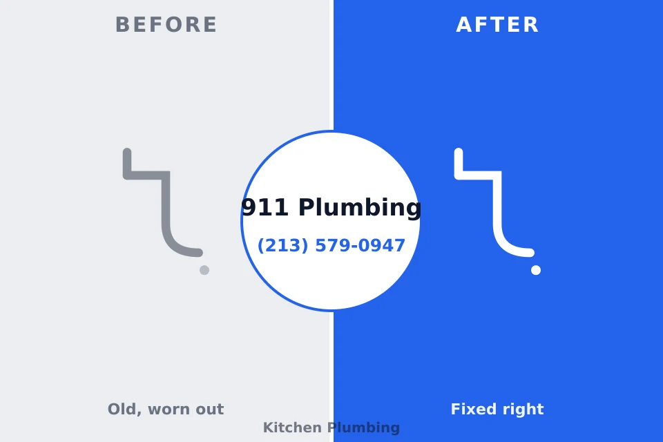 Before and after: plumbing repair Conesus Lake, NY